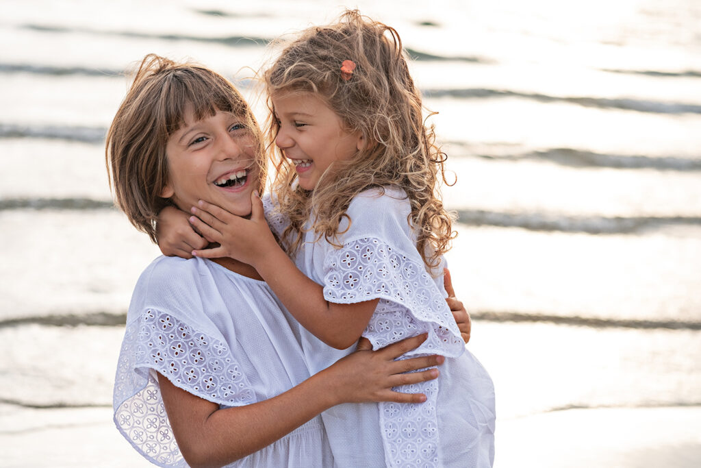 servizio fotografico di famiglia al mare