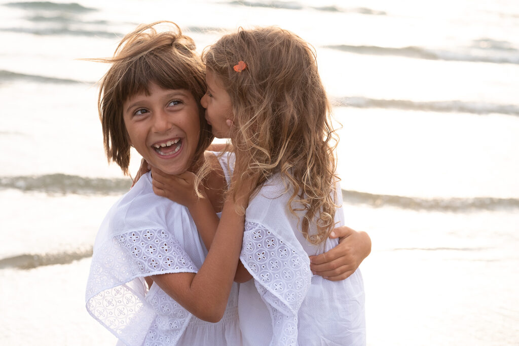 servizio fotografico di famiglia al mare