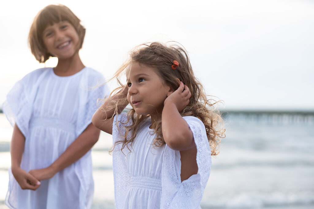 servizio fotografico di famiglia al mare