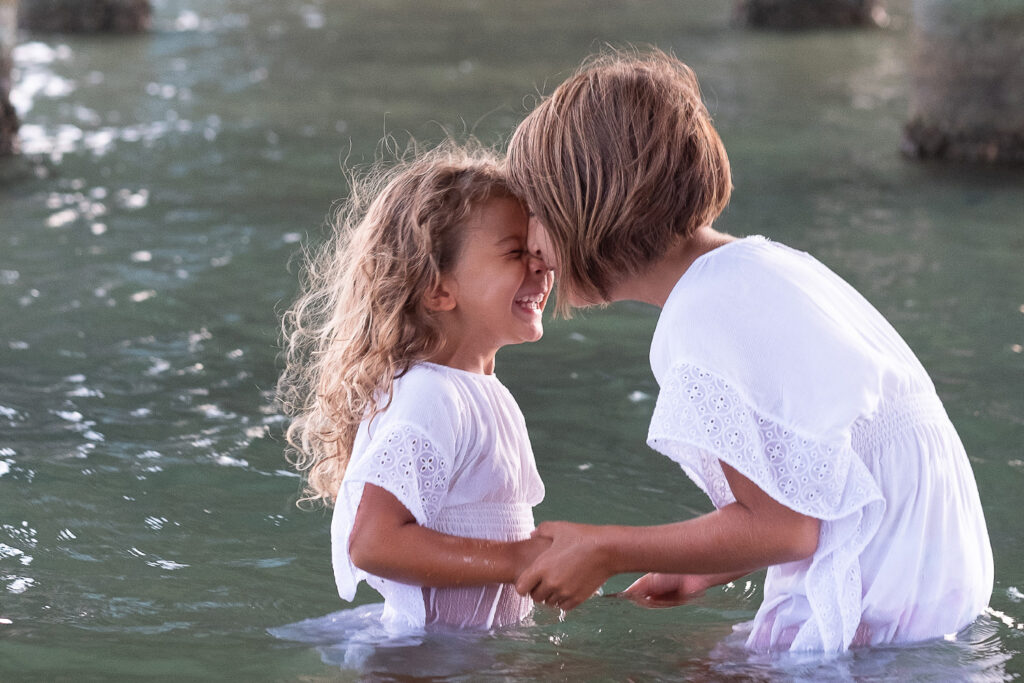 servizio fotografico di famiglia al mare