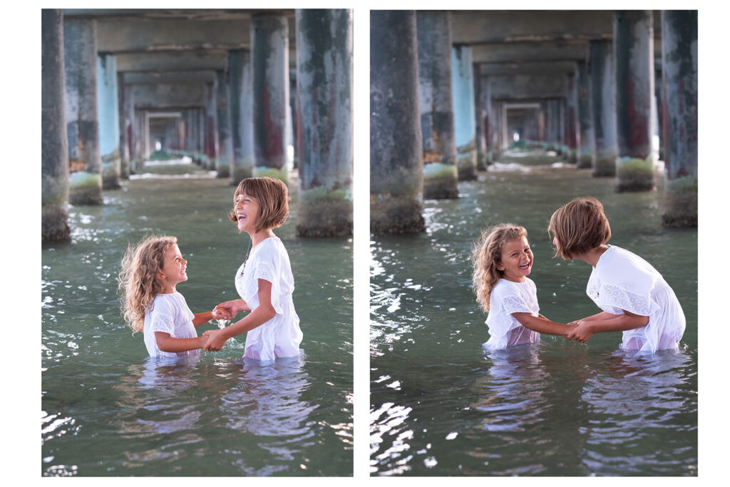 servizio fotografico di famiglia al mare