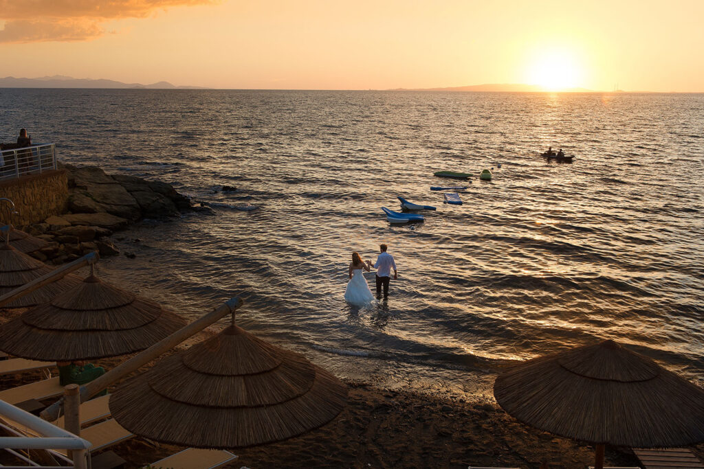 servizio fotografico dopo il matrimonio